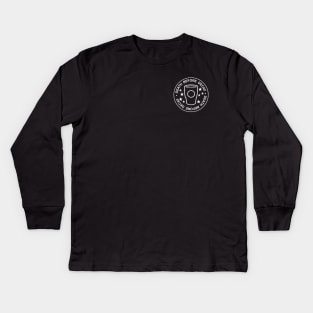 DEATH BEFORE DECAF Kids Long Sleeve T-Shirt